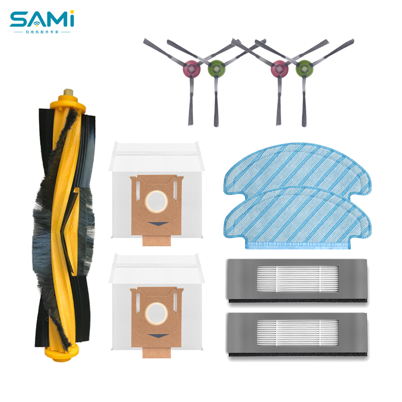For Ecovacs T8 MAX/N8 pro robot vacuum cleaner accessories main brush, side brush, filter, mop cloths, dust bag