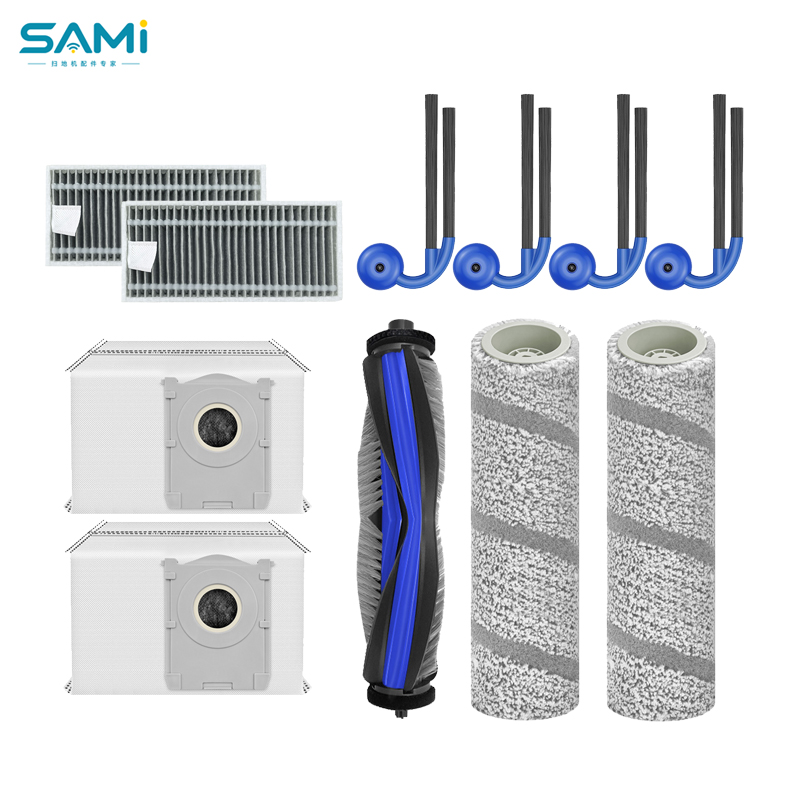For Ecovacs X11/X11 Pro robot vacuum cleaner parts main brush,side brush,filter,dust bag,roller brush