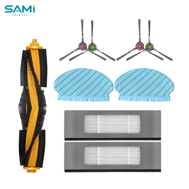 For Ecovacs T5/DX55/OZMO950/920 robot vacuum cleaner parts main brush,side brush,filter,mop cloths
