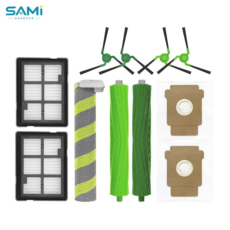 For iRobot Max 705 Combo robot vacuum cleaner parts main brush,side brush,filter,roller brush,dust bag