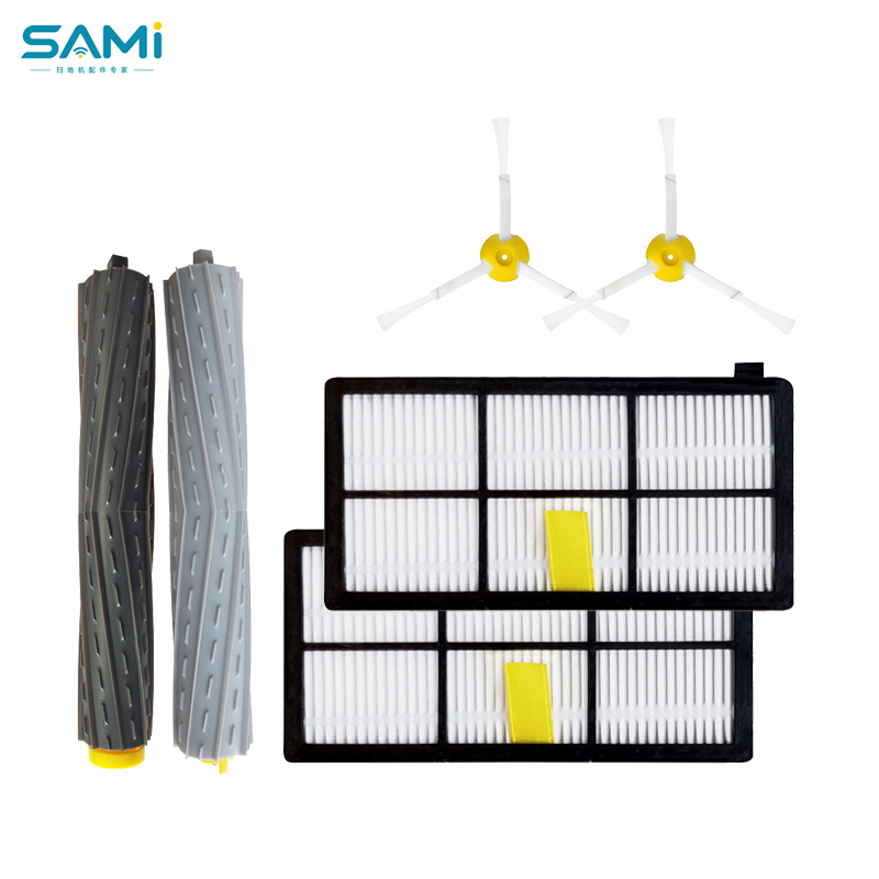 For iRobot 800/900 series robot vacuum replacement parts, main roller brush, side brushes, filter